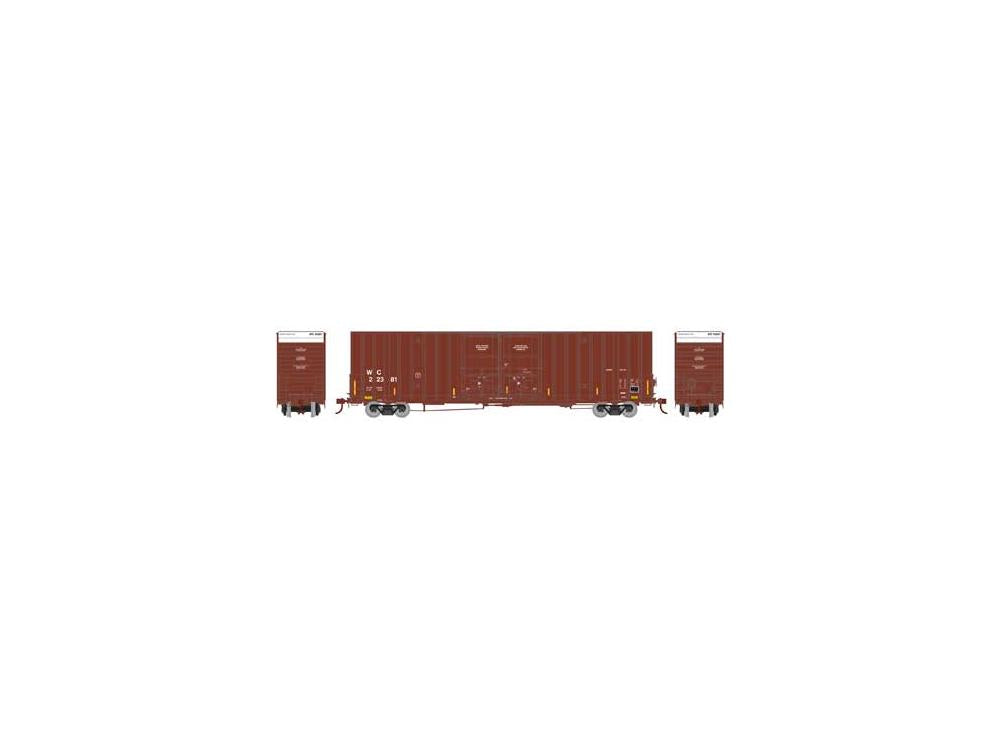 Athearn HO RTR 60' Gunderson DD Hi-Cube Box, WC #22381 - ATH75149