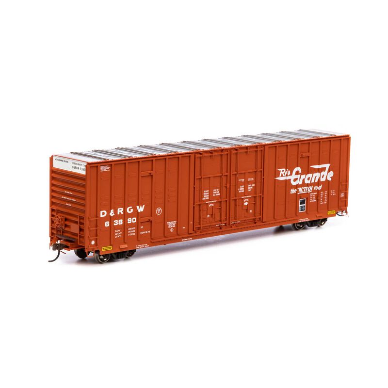 Athearn HO RTR 60' Berwick Hi-Cube Box, D&RGW #63890 - ATH75156