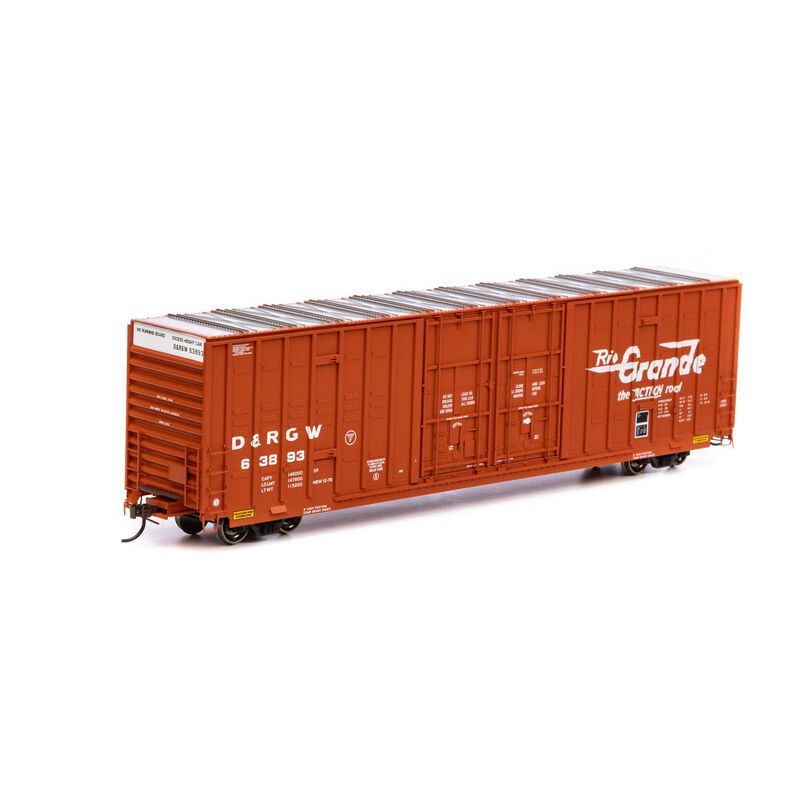 Athearn HO RTR 60' Berwick Hi-Cube Box, D&RGW #63893 - ATH75157