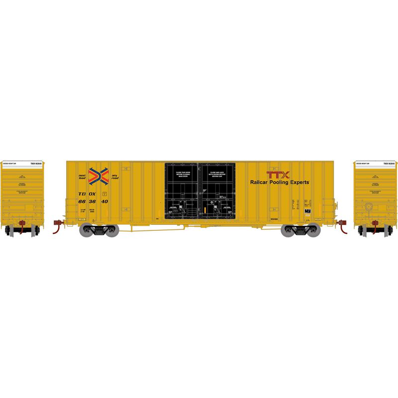Athearn HO RTR 60' Gunderson Box, TBOX/Frwrd Think #663640 - ATH75296
