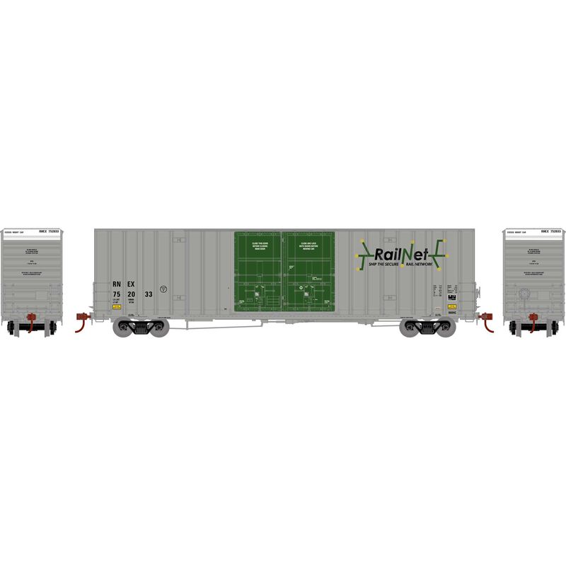 Athearn HO RTR 60' Gunderson Box, RNEX #752033 - ATH75301