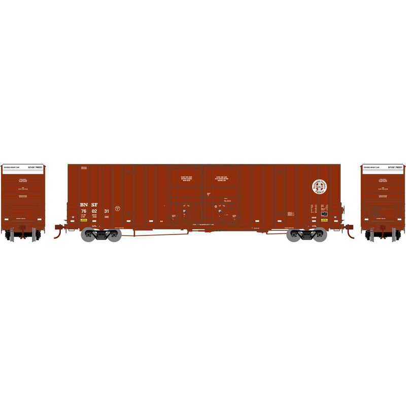 Athearn HO 60' Gunderson Box, BNSF #760231