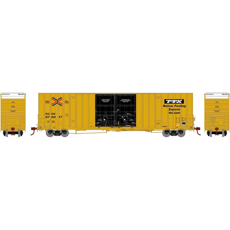 Athearn HO 60' Gunderson Box, TBOX #670017