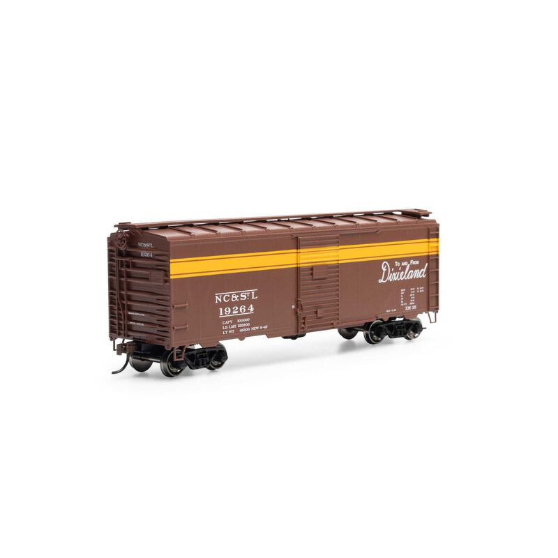 Athearn HO 40' Youngstown Door Box, NC&STL #19264 - ATH75341