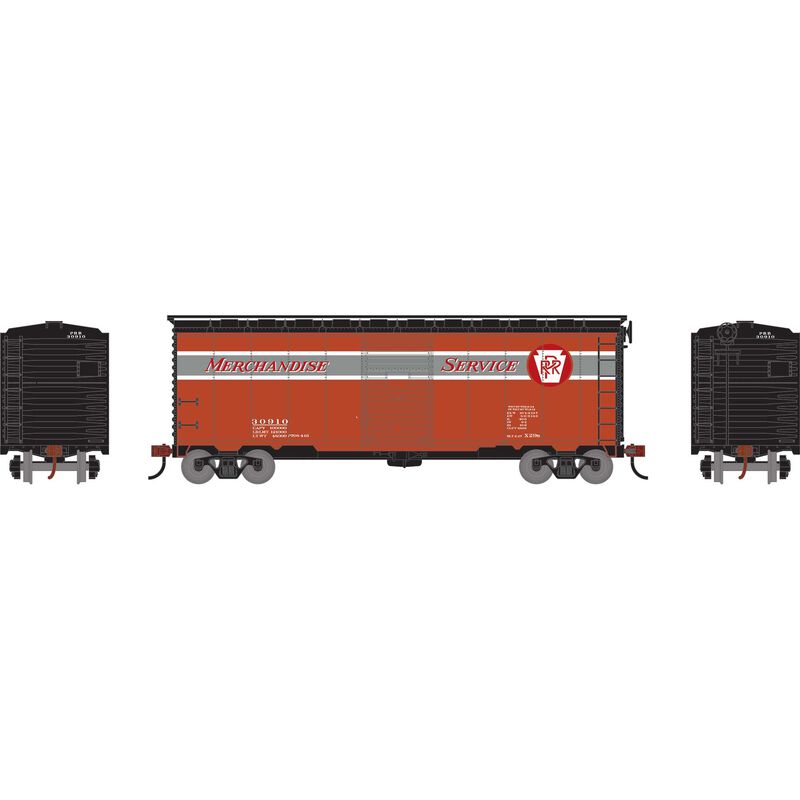 Athearn HO 40' Youngstown Door Box, PRR #30910 - ATH75343