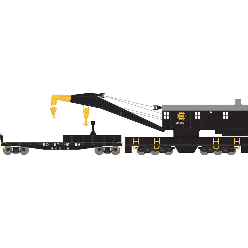 Athearn HO 200T Crane / Tender, N&W / Southern #514900 / 930019