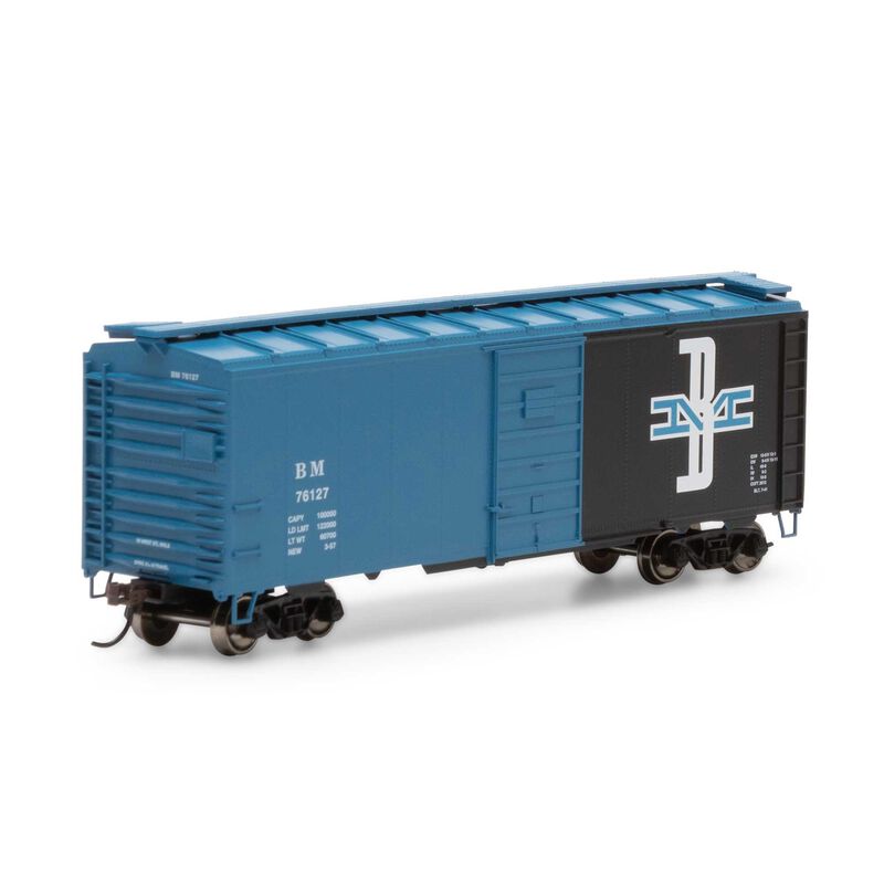 Athearn HO RTR 40' Superior Door Box, B&M #76127 - ATH7615