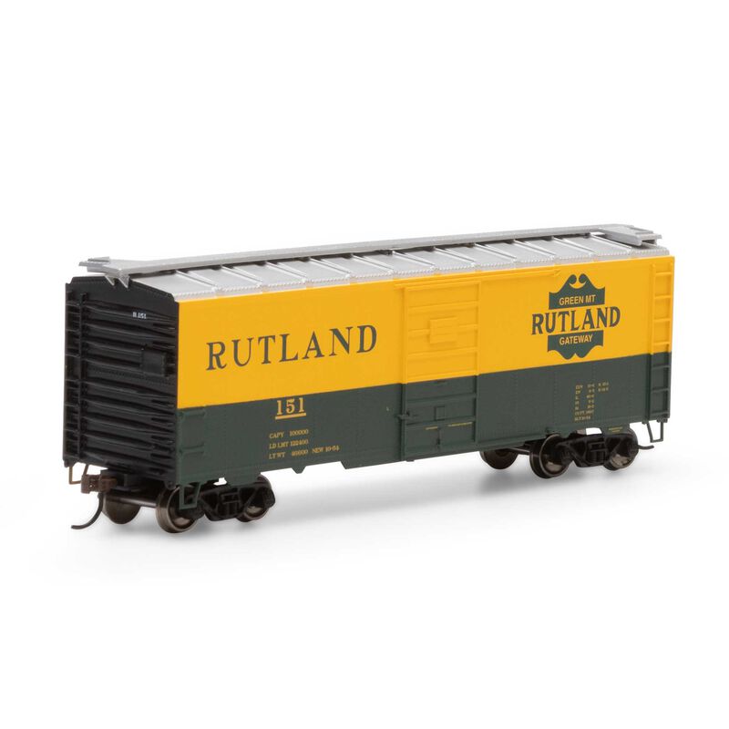 Athearn HO RTR 40' Superior Door Box, Rutland #151 - ATH7621