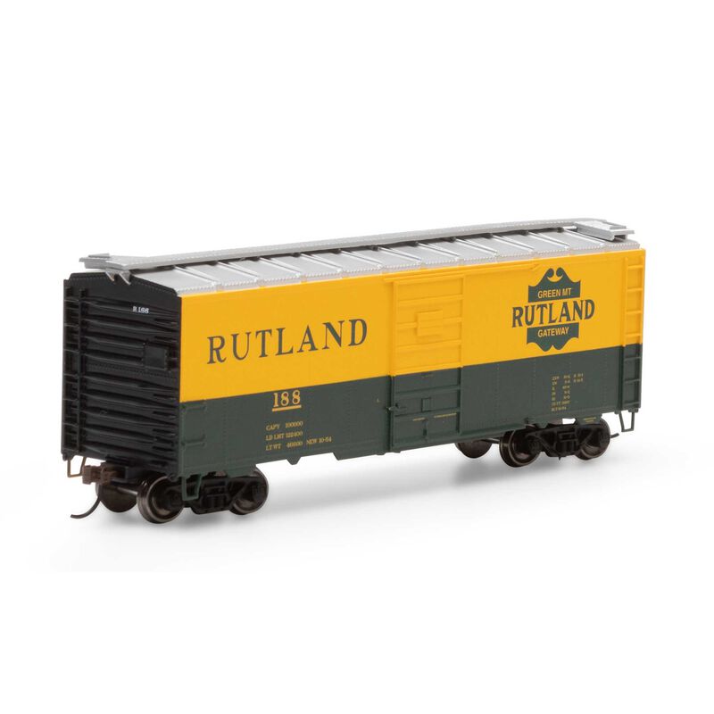 Athearn HO RTR 40' Superior Door Box, Rutland #188 - ATH7622