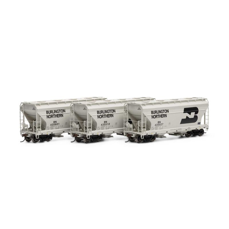 Athearn - HO ACF 2970 Covered Hopper, BN (3) - ATH81061