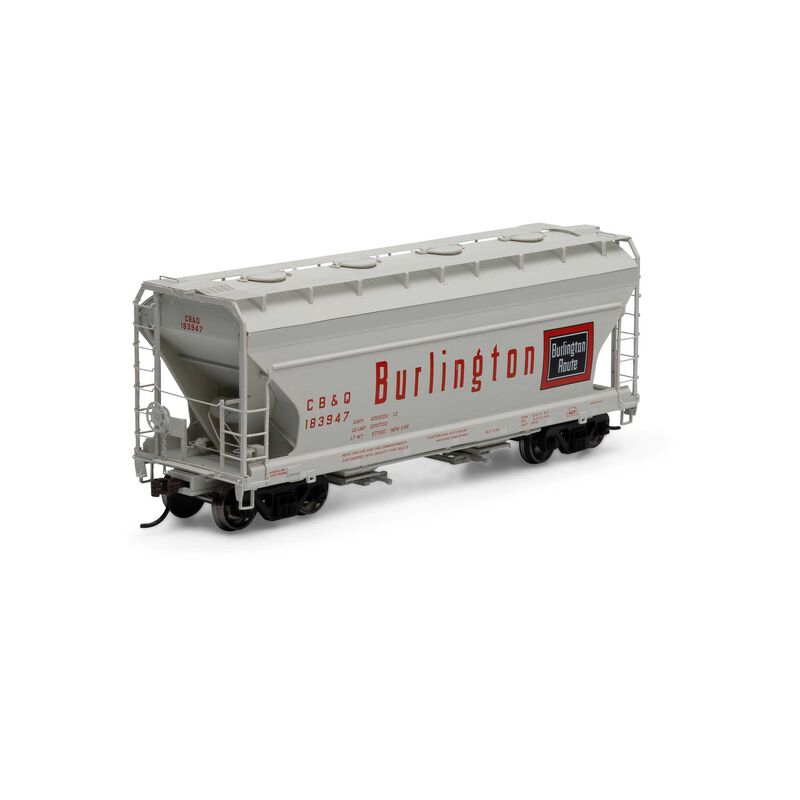 Athearn - HO ACF 2970 Covered Hopper, CB&Q #183947 - ATH81062