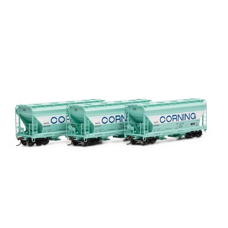 Athearn - HO ACF 2970 Covered Hopper, NAHX (3) - ATH81067