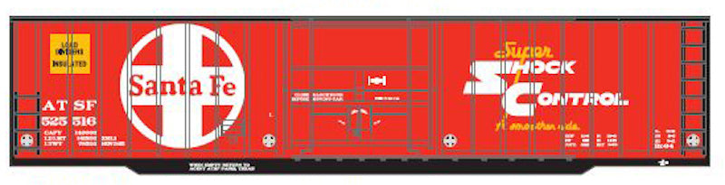 Athearn HO RTR 50' OB Plug Door Box, SF #525634 - ATH81443
