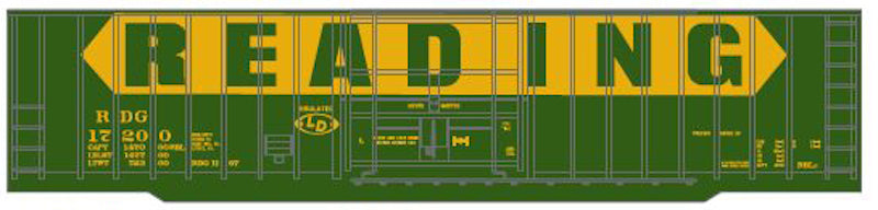 Athearn HO RTR 50' OB Plug Door Box, RDG #17227 - ATH81451