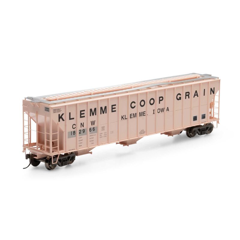 Athearn HO RTR FMC 4700 Covered Hopper, C&NW #182966 - ATH81584