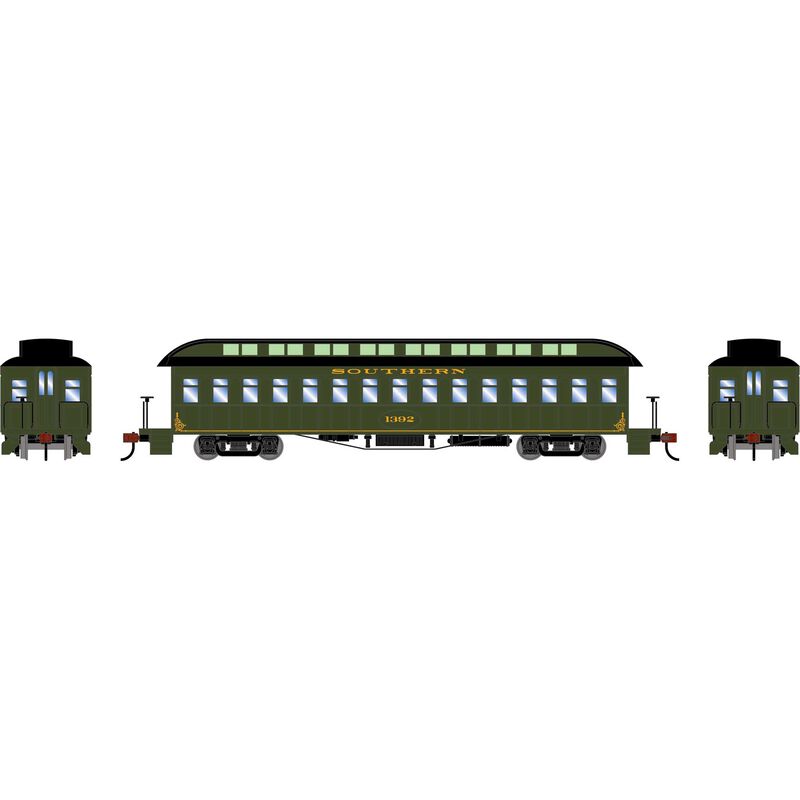 Athearn HO 50' Old Time Overland Coach, SOU #1392