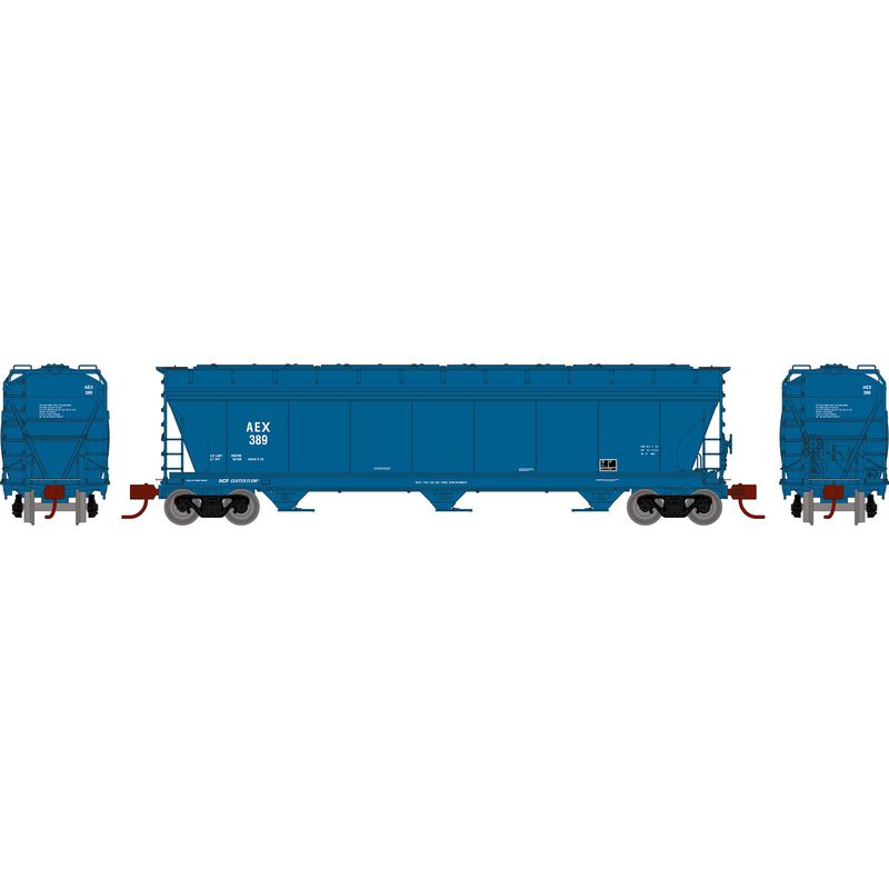 Athearn N ACF 4600 3-Bay CF Hopper, AEX-Ex GTW #389 - ATH8488