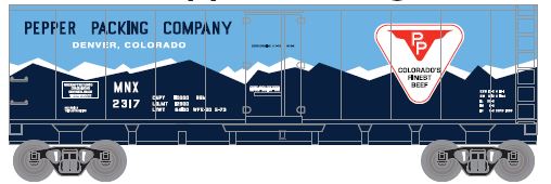 Athearn HO RTR 40' Steel Reefer, Pepper Packing #2322 - ATH86055