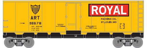 Athearn HO RTR 40' Steel Reefer, Royal #91686 - ATH86058