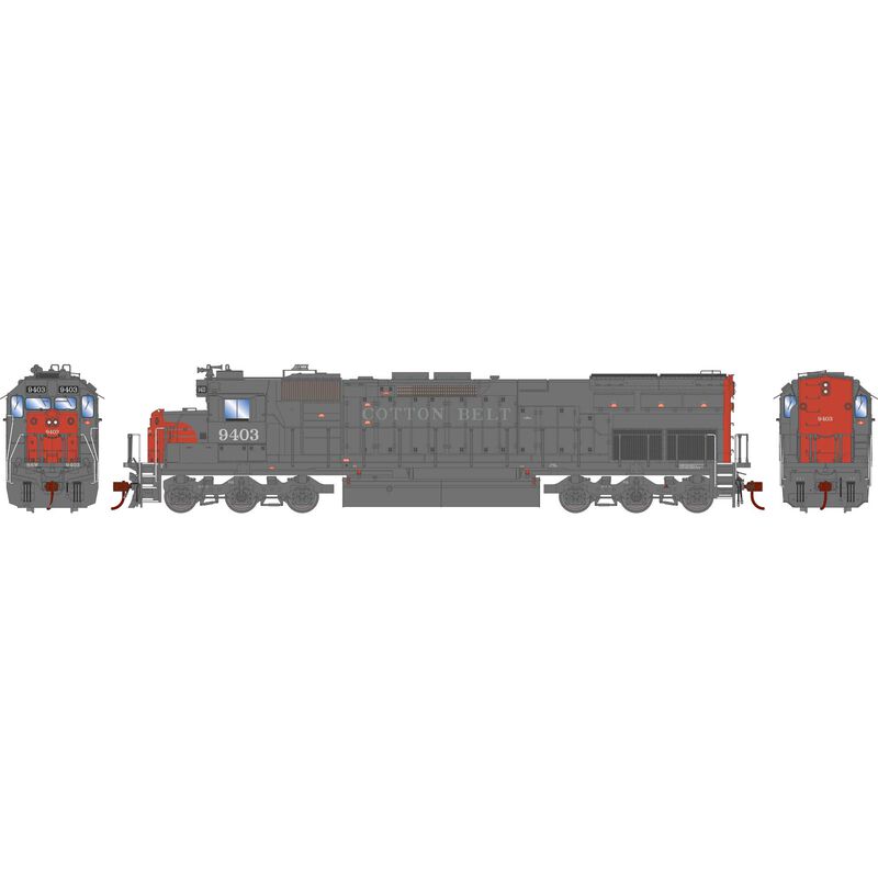 HO SD45T-2 w/DCC & Sound, Cotton Belt #9403