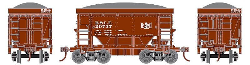 Athearn HO RTR 24' Offset Ore Car w/Load, B&LE #20737 - ATH87051