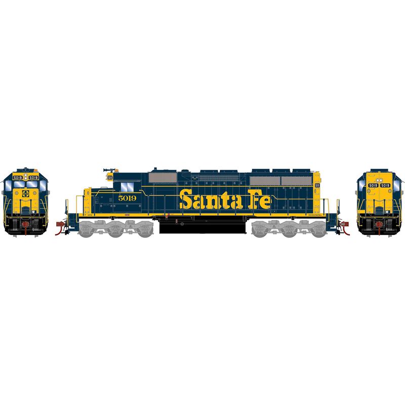 HO SD40, Santa Fe #5019