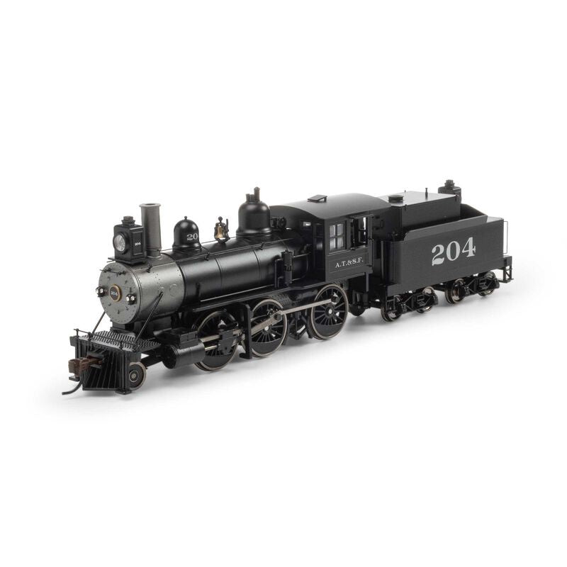 Athearn #87310 HO RTR Old Time 2-6-0 Mogul w/DCC & Sound,ATSF#204