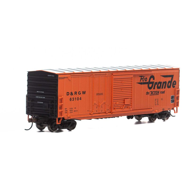 Athearn HO RTR 50' Combo Door Box, D&RGW Repaint #63104 - ATH89335