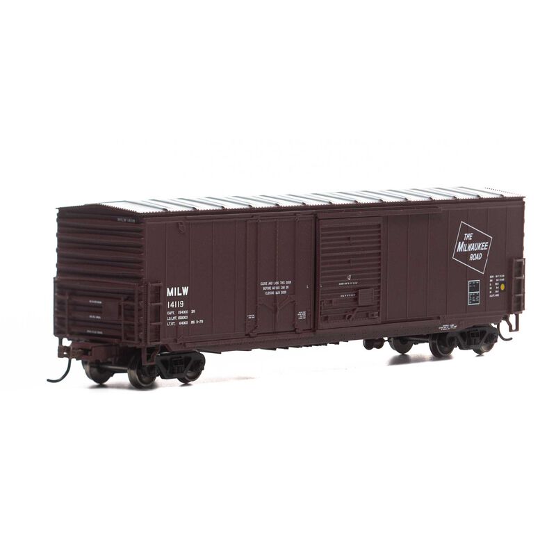 Athearn HO RTR 50' Combo Door Box, MILW #14119 - ATH89339