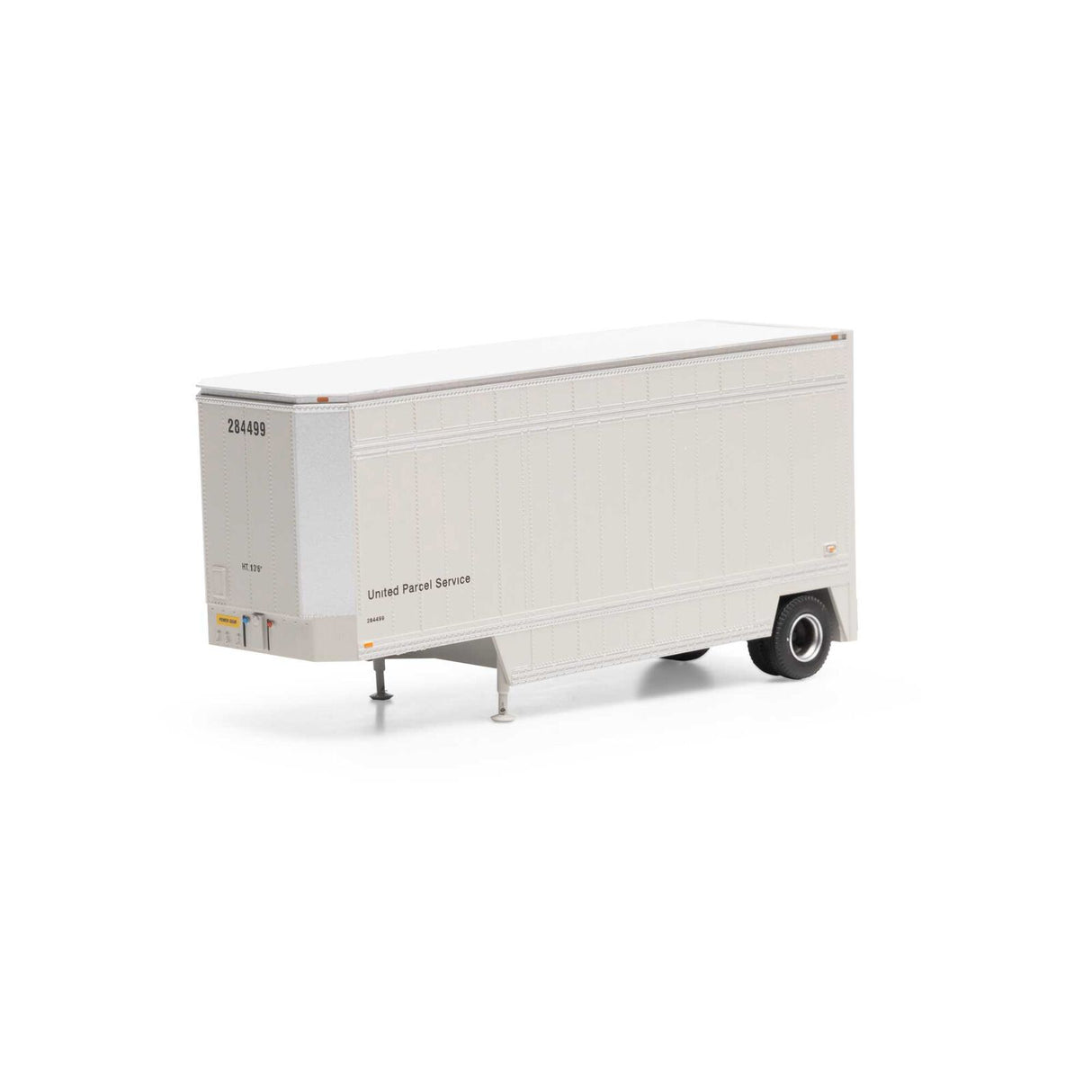 Athearn HO RTR 28' Drop Sill Trailer, UPS / No Shield #284499 - ATH90202