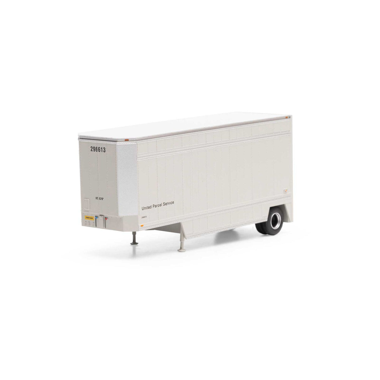 Athearn HO RTR 28' Drop Sill Trailer, UPS / No Shield #296613 - ATH90204