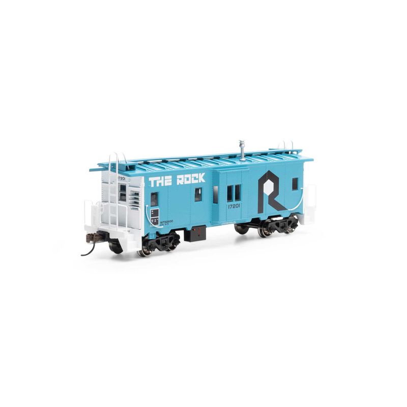 Athearn HO Bay Window Caboose, ROCK #17201