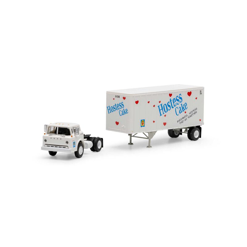 HO RTR Ford C/28' Trailer, Hostess