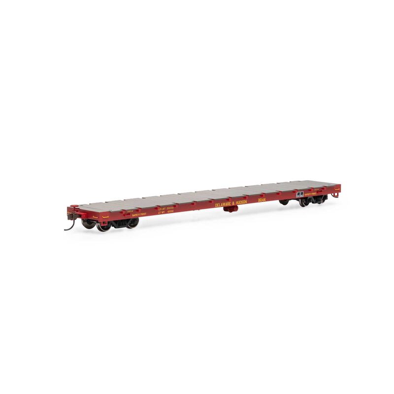 Athearn HO RTR 60' Flat, D&H #16144 - ATH92685