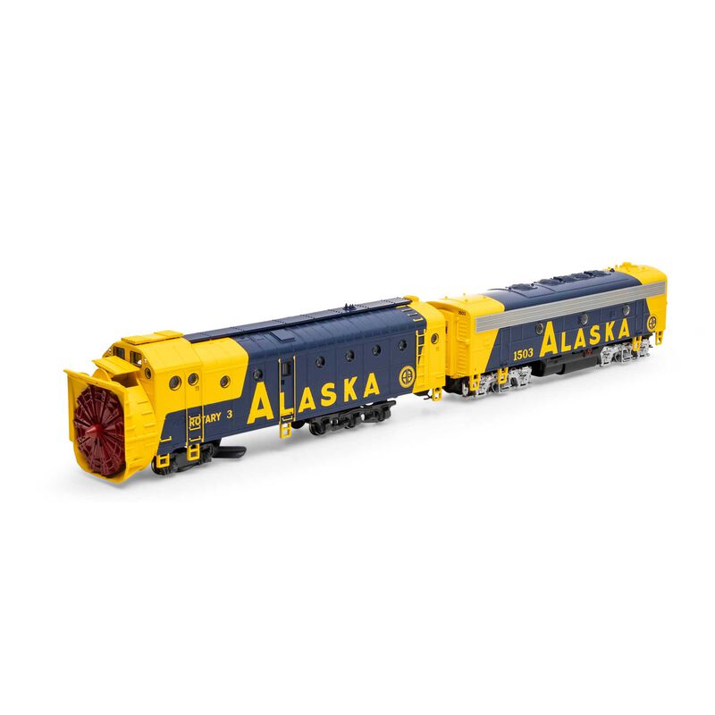 HO Rotary Snowplow & F7B, ARR #3/#1503