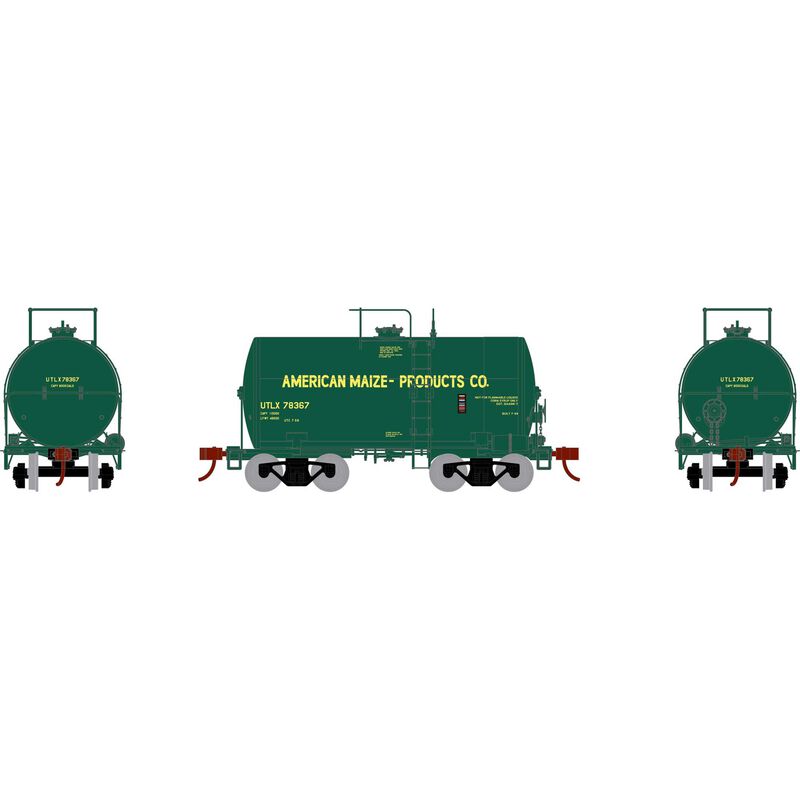 Athearn HO RTR 30' NACC 8,000-Gal Tank, UTLX/Maize #78367 - ATH97023