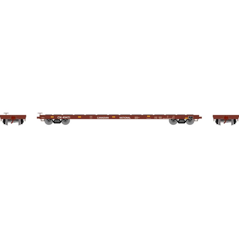 Athearn HO RTR 60' Flat Car, CN #49471 - ATH97072