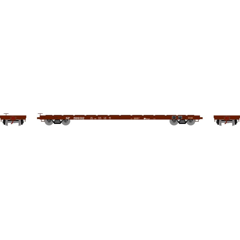 Athearn HO RTR 60' Flat Car, SP #599312 - ATH97087