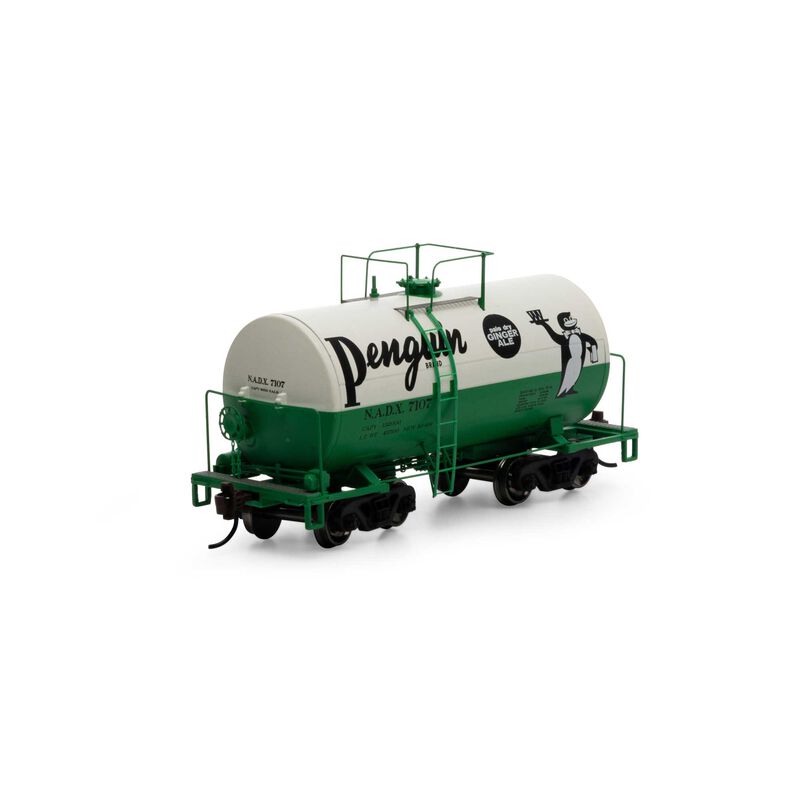 Athearn HO 30' NACC 8K-Gal Tank,NADX/Penguin Gngr Ale#7107 - ATH97175