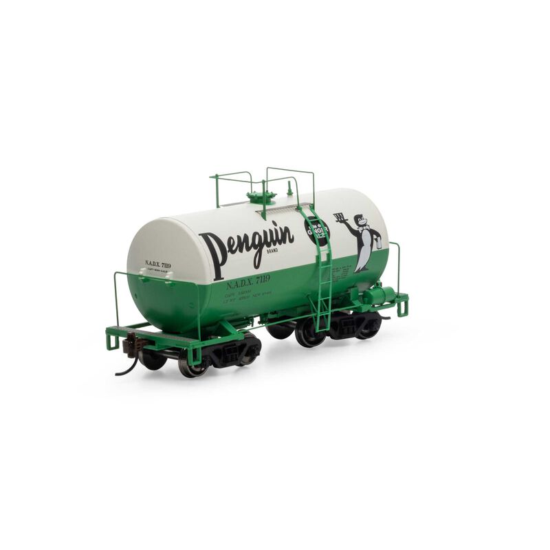 Athearn HO 30' NACC 8K-Gal Tank,NADX/Penguin Gngr Ale#7119 - ATH97176