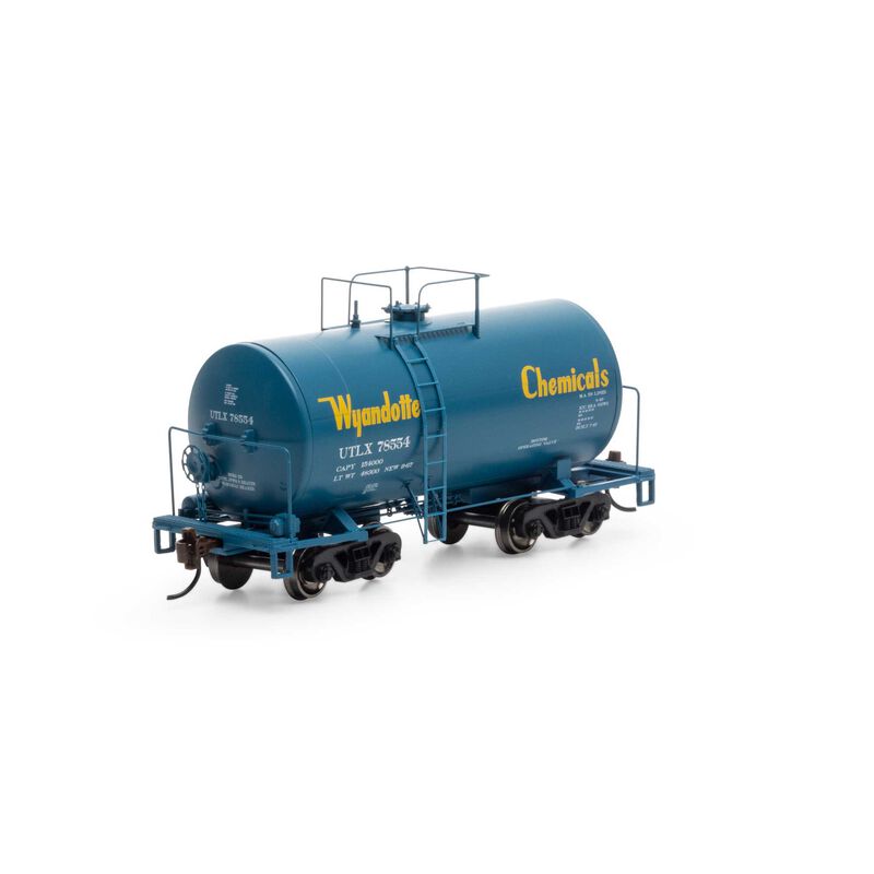 Athearn HO 30' NACC 8K-Gal Tank, Wyandotte Chem/UTLX#78554 - ATH97177