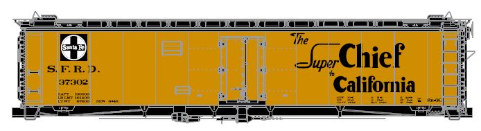 Athearn HO RTR 50' Ice Bunker Reefer, SF #37378 - ATH97351