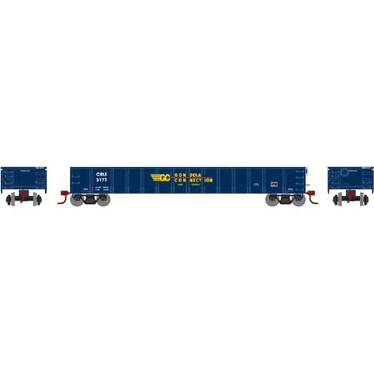 Athearn HO RTR 52' Mill Gondola, CRLE/GonConnec #3177 - ATH97385