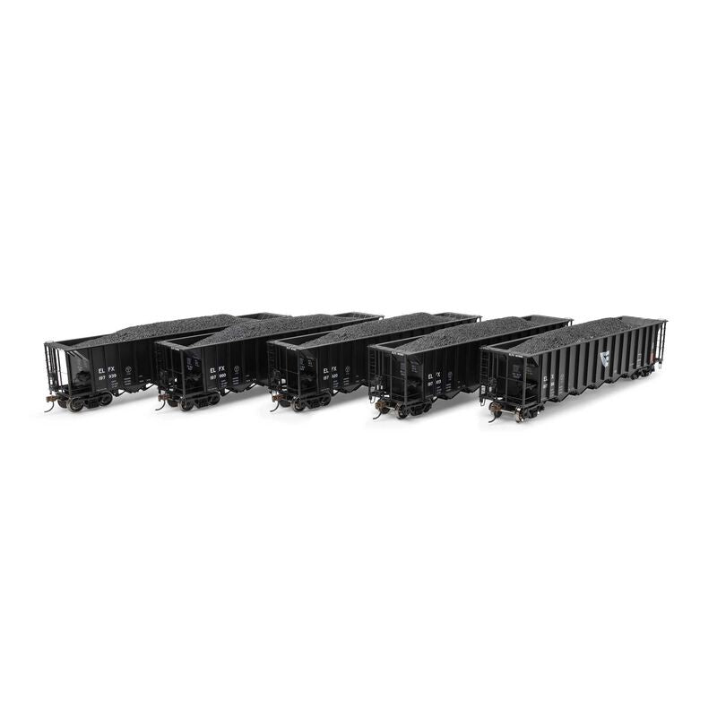 Athearn HO RTR 5-Bay Rapid Discharge Hopper , ELFX #2 (5)