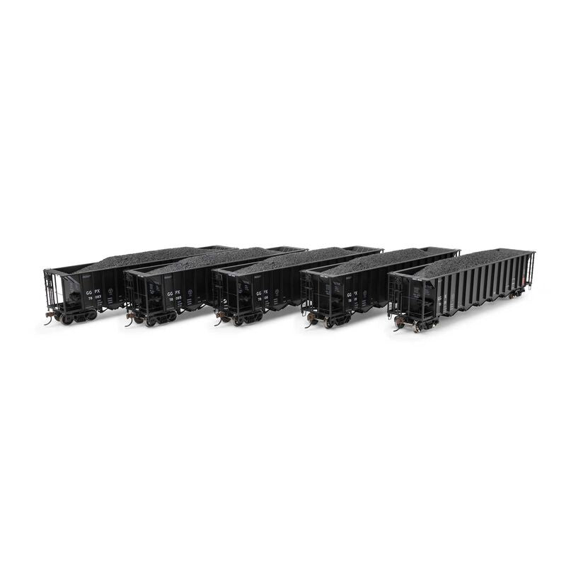 Athearn HO RTR 5-Bay Rapid Discharge Hopper , GGPX #2 (5)