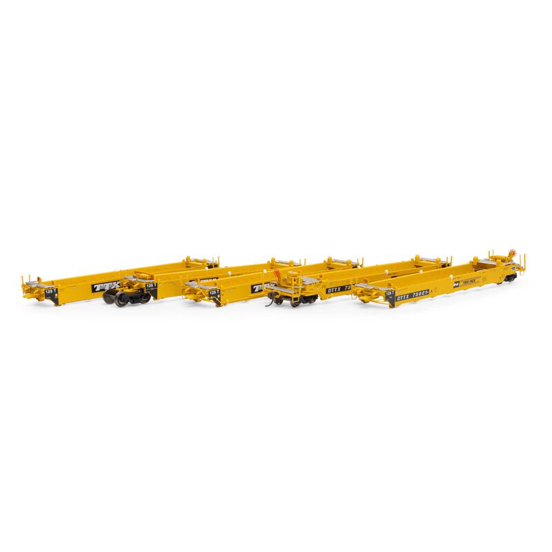 Athearn HO RTR Maxi I Well Cars, DTTX #73021 (5) - ATH98919