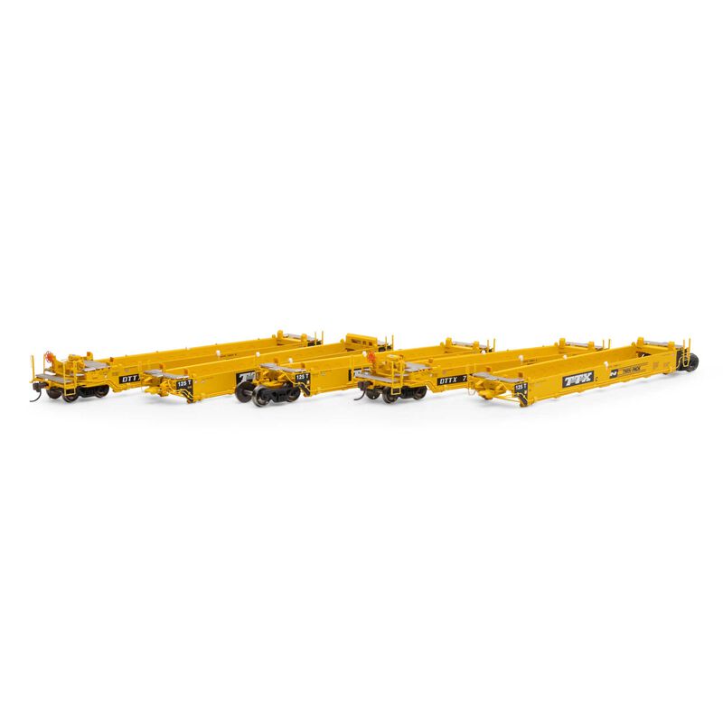 Athearn HO RTR Maxi I Well Cars, DTTX #73024 (5) - ATH98920