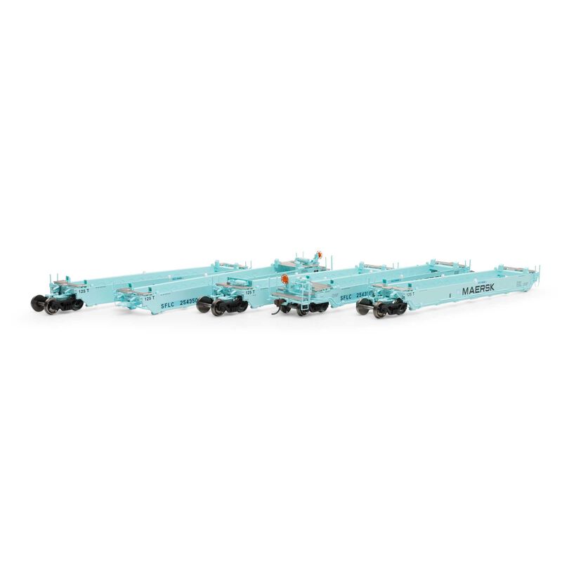 Athearn HO RTR Maxi I Well Cars, SFLC #254350 (5) - ATH98922