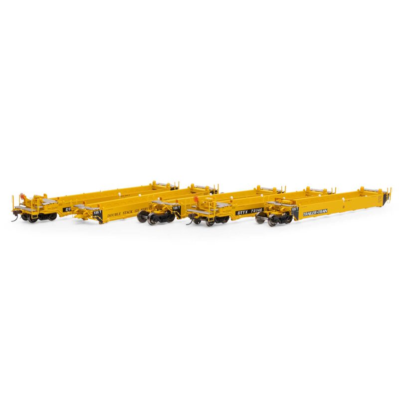 Athearn HO RTR Maxi I Well Cars, DTTX #73146 (5) - ATH98924