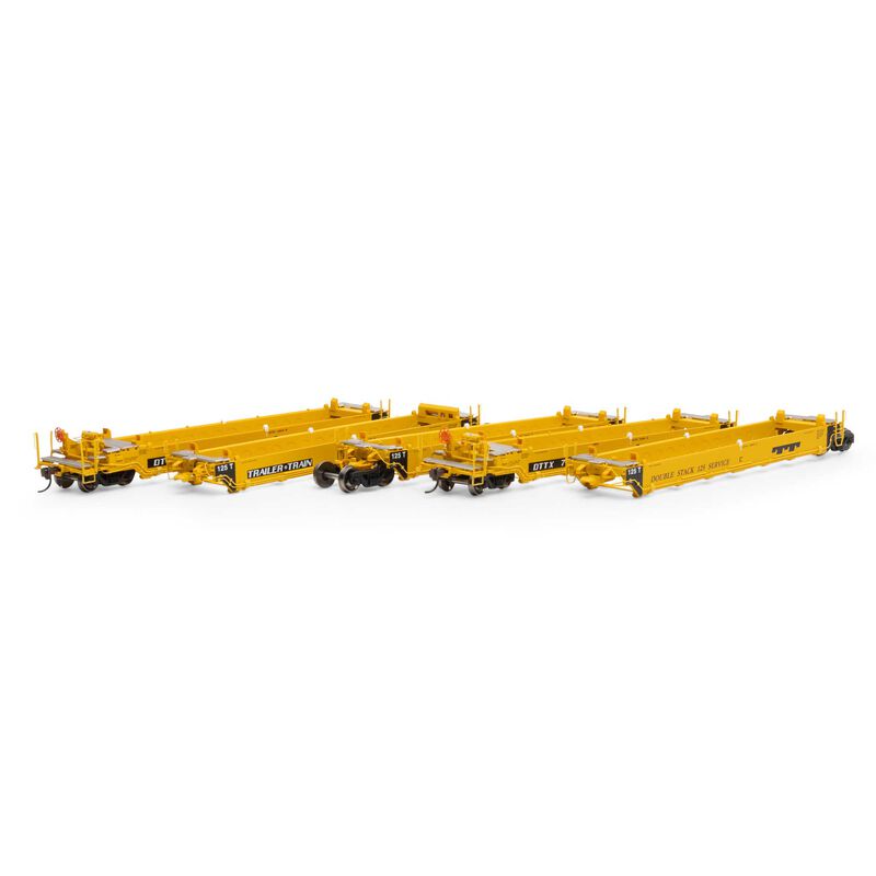 Athearn HO RTR Maxi I Well Cars, DTTX #73149 (5) - ATH98925